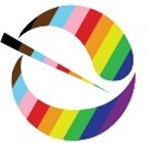 CalEPA Logo in Pride Flag colors